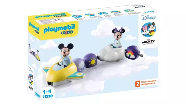 123 и disney: полет микки и минни в облаках Playmobil