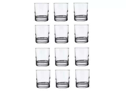 12 десертных стаканов объемом 305 куб.см | Миски для мороженого | Стаканы для питья | Стаканы для воды | Стакан воды ASPHALD