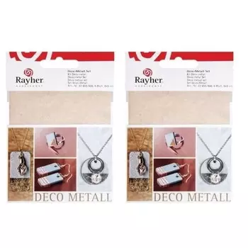 12 металлизированных листов 9 х 9 см - золото, медь и серебро. Youdoit