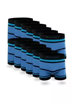 12 мужских боксеров из микрофибры normani, цвет Blau Hellblau