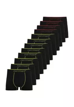 12 мужских хлопковых боксеров normani, цвет Gelb Rot