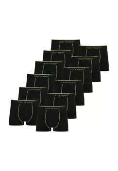 12 мужских хлопковых боксеров normani, зеленый