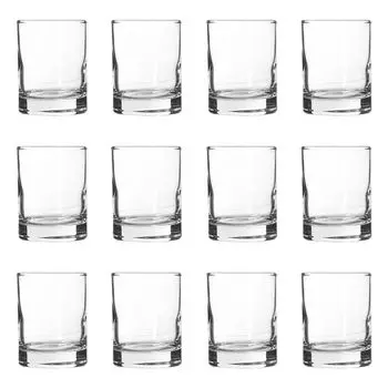 12 рюмок Liberty объемом 65 мл — маленькие мини-стаканы для текилы, набор чашек для коктейля-бомбы для девичника — от LAV