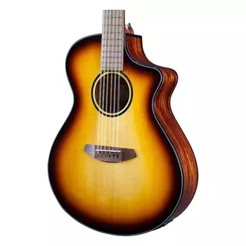 12-струнная акустическая гитара Breedlove Discovery S Concert Edgeburst, ситка-африканское красное дерево DSCN44XCESSAM