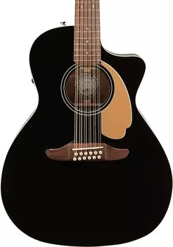 12-струнная акустическая гитара Fender Villager, угольно-черный Fender Guitars Fender Villager 12-String Guitar,