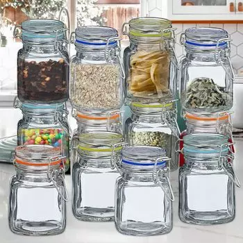 12 железных банок, баночки для консервирования, баночки для специй, баночки для хранения, емкость 100 мл Cepewa