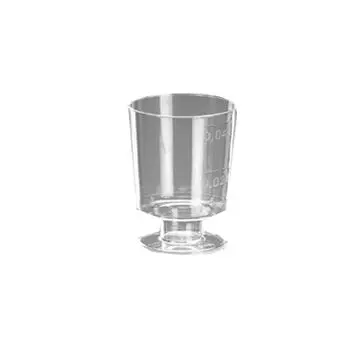 1400 Стакан 40 мл полистирол с ножкой - одноразовый SWS, прозрачный