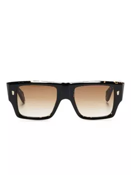 1414 солнцезащитные очки в прямоугольной оправе Cutler & Gross, коричневый