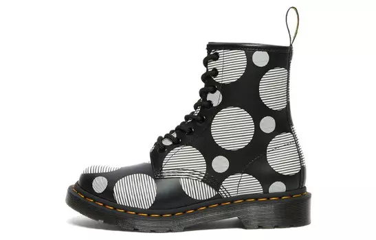 1460 Ботинки женские, черные/белые Dr.Martens