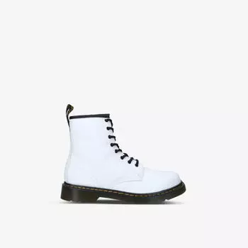 1460 кожаные ботильоны на шнуровке 9-10 лет Dr Martens, белый