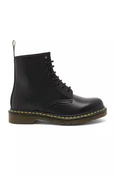 1460 Кожаные сапоги с 8 люверсами Dr. Martens, черный