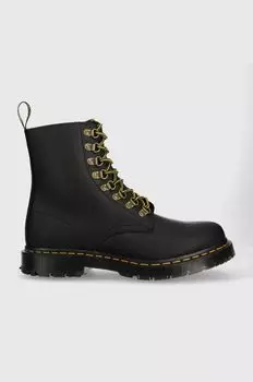 1460 Pascal кожаные мотоциклетные ботинки Dr. Martens, черный