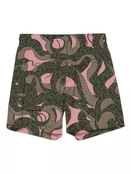 1481 Шорты для плавания из змеиной кожи Maharishi, розовый