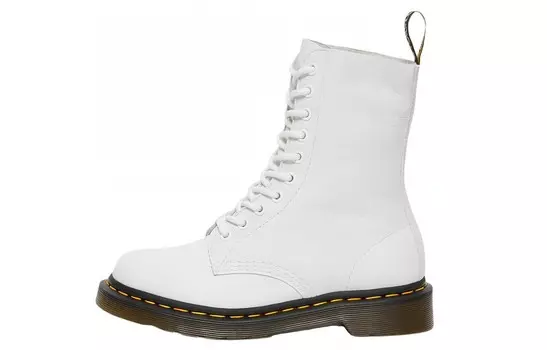 1490 Ботинки женские белые Dr.Martens