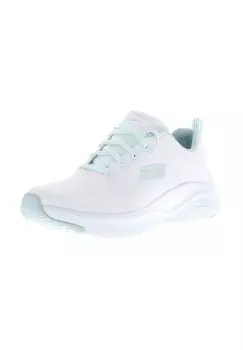 149414/WMNT Женские кроссовки Arch Fit-Comfy Wave спортивная обувь белый/мятно-зеленый SKECHERS