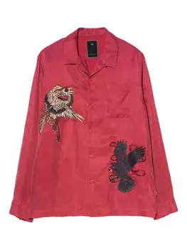 1494 Рубашка Crow & Heron Maharishi, розовый