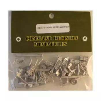 150-мм Небельверфер, WWII Command Decision Miniatures - Germany - Artillery, AA's, AFV's, & AT's (15mm) (Old Glory)