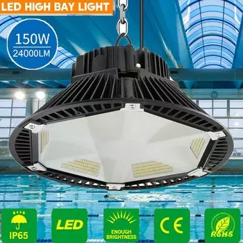 150 Вт НЛО светодиодное освещение зала, промышленный светильник, прожектор для зала, лампа для зала, 130 лм/Вт/5700-6500 К/Вт Anten, черный