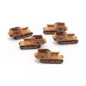 15 см SFH 13/1 Лоррейн (F) Коллекция № 1, WWII Micro Armour - Germany - Loose Miniatures (1:285)