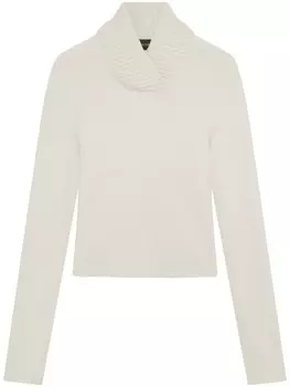 16Arlington джемпер Cary из джерси с V-образным вырезом, белый