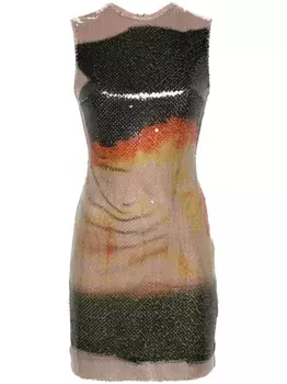 16Arlington платье мини Aveo с пайетками, зеленый