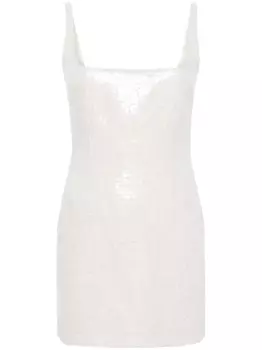 16Arlington платье мини Sior с пайетками, нейтральный цвет