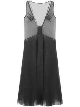 16Arlington полупрозрачное платье, черный