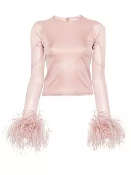 16Arlington топ Alero с перьями, розовый
