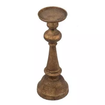 17,5-дюймовый бронзовый подсвечник на колонне Аластера с антикварной отделкой