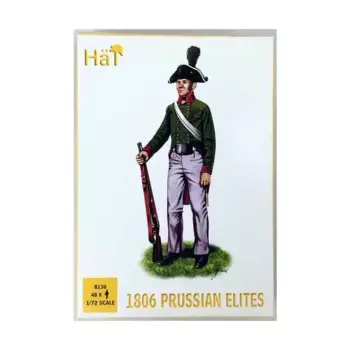 1806 г. Прусская элита, Historical Plastic Military Figures - Napoleonic (1:72) (Hat Industries)