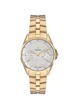 18222-C женские наручные часы из стали Wainer, золотой