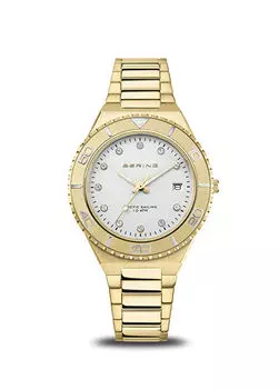 18936-734 стальные женские наручные часы Bering, желтый