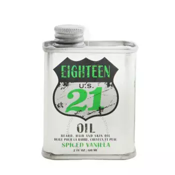 18.21 Man Made, Oil - Beard, Hair & Skin Spiced Vanilla, Масло для бороды, волос и кожи, 60мл