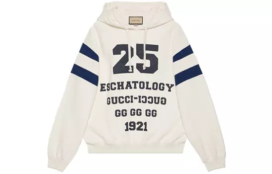 1921 Толстовка мужская белая Gucci, белый