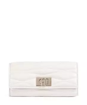 1927 кошелек из мелкозернистой кожи Furla, белый