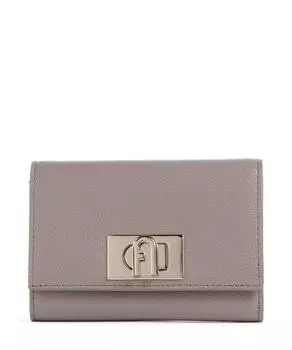 1927 м кошелек из зернистой кожи Furla, коричневый