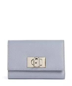 1927 м кошелек из зернистой кожи Furla, голубой