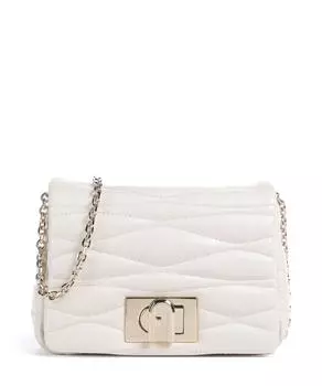 1927 мини мягкая сумка через плечо из мелкозернистой кожи Furla, бежевый