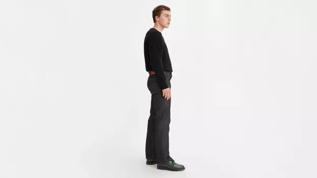 1944 Мужские джинсы 501 оригинального кроя с кромкой Levi's, цвет Dark Indigo Organic Selvedge - Dark Wash - Non Stretch