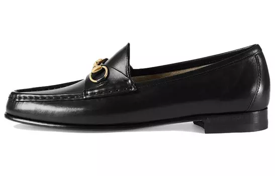 1953 Лоферы Horsebit, черная кожа Gucci