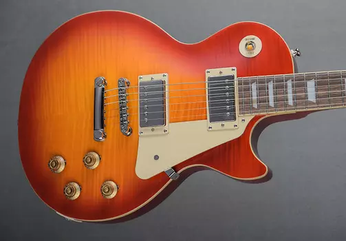 1959 Les Paul Standard - Выдержанный темный вишневый взрыв Epiphone Les Paul Standard - Aged