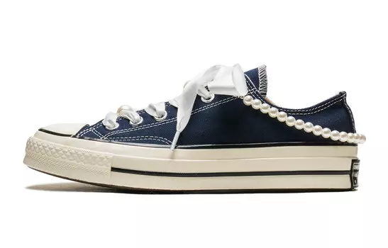 1970-е годы. Кеды унисекс с низким верхом. Белые/синие/черные. Converse