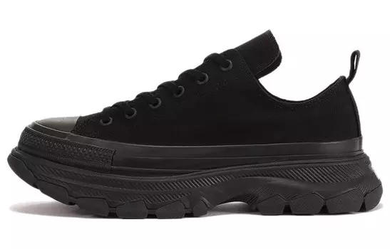 1970-е годы Кеды унисекс с низким верхом, черные Converse