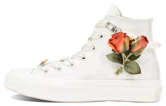 1970-е годы Кеды унисекс с высоким берцем бежевого цвета Converse