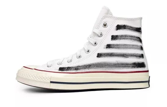 1970-е годы. Кеды унисекс с высоким берцем, белые/черные. Converse