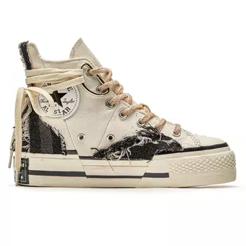 1970-е годы. Кеды унисекс с высоким берцем, черного/белого цвета. Converse