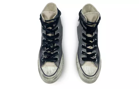 1970-е годы. Кеды унисекс с высоким берцем, серые Converse