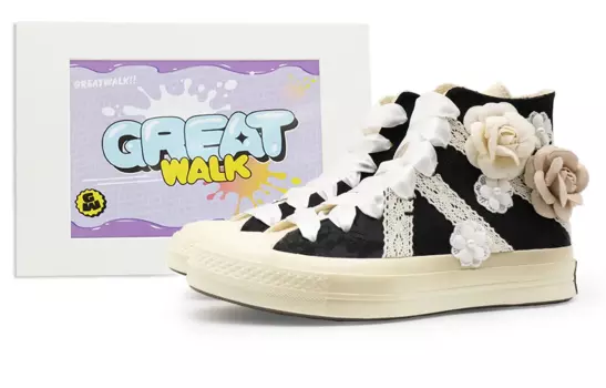 1970-е годы. Кеды унисекс с высоким берцем, белые. Converse