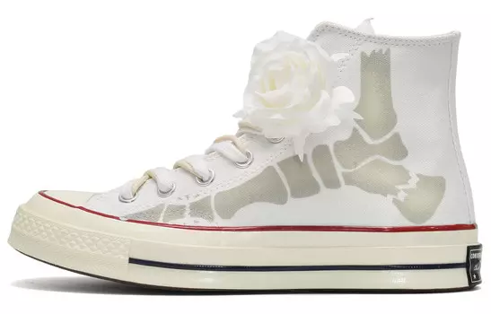 1970-е годы. Кеды унисекс с высоким берцем, белые. Converse