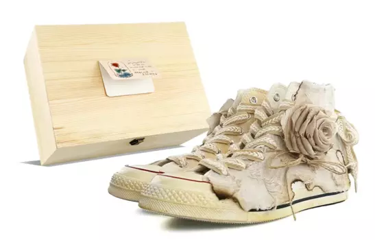 1970-е годы Кеды унисекс с высоким берцем бежевого цвета Converse